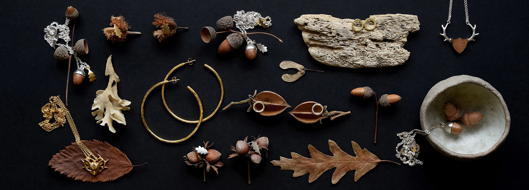 A curated collection of unique gold and silver jewellery inspired by the natural world designed and handcrafted in the UK. 