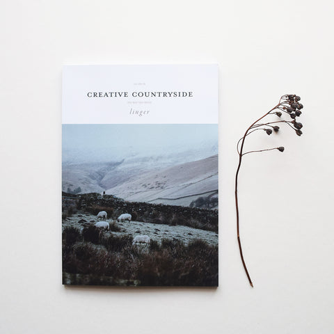 Creative Countryside is a beautiful quarterly printed independent magazine for wild & wholehearted folk. Issue 6 'Linger' out now.
