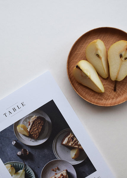 At the table these beautiful wooden plates by Selwyn House would be great for small starters, sharing plates or cheeses. Around the home, use them to hold pillar candles or special pieces of jewellery.
