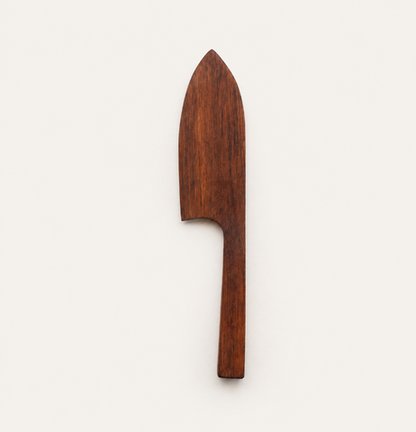 Handcrafted Brown Oak cake knife by Selwyn House