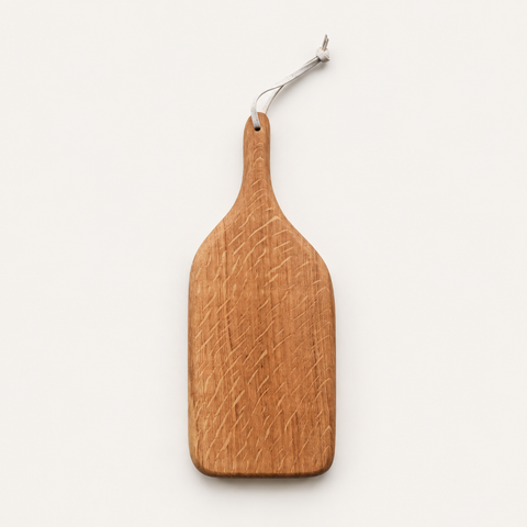 Handcrafted British oak mini chopping and serving board by Selwyn House