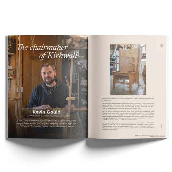 Kevin Gauld chairmaker featured in We Are Makers Edition Nineteen