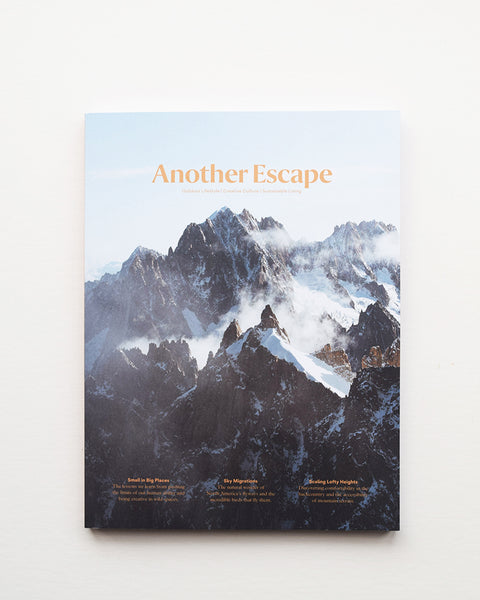 Another Escape Magazine, Volume Ten, the Altitudes Volume explores our innate fascination and appreciation for great heights. 