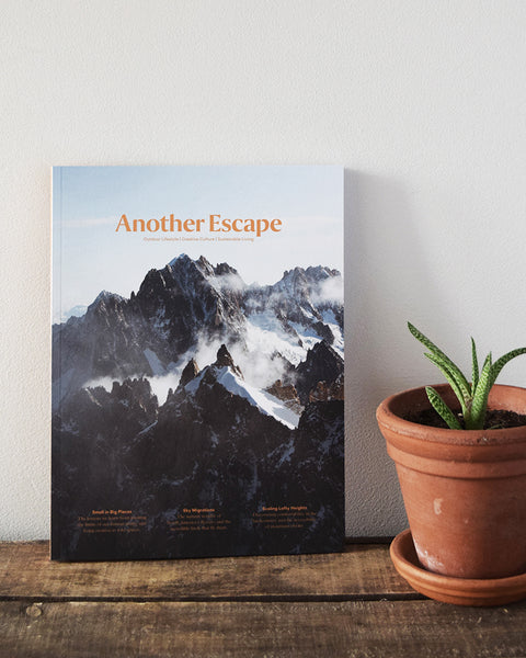 Another Escape Magazine, Volume Ten, the Altitudes Volume explores our innate fascination and appreciation for great heights. 