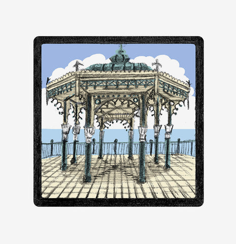 ‘Brighton Bandstand’ is part of the ‘Brighton Icons’ collection. A series of limited edition art prints numbered 1 to 75 signed by the artist Malcolm Trollope-Davis and produced as an A3 giclee print.