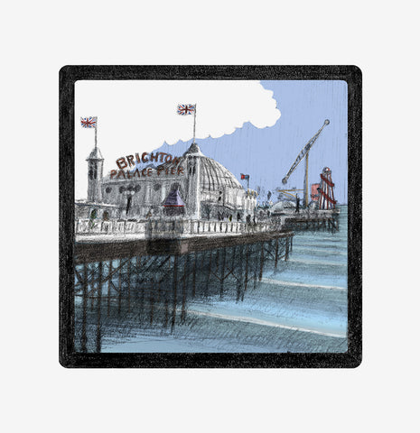 ‘Brighton Palace Pier’ is part of the ‘Brighton Icons’ collection. A series of limited edition art prints numbered 1 to 75 signed by the artist Malcolm Trollope-Davis and produced as an A3 giclee print. Printed in East Sussex on acid-free smooth fine art paper, signed and numbered by the artist.