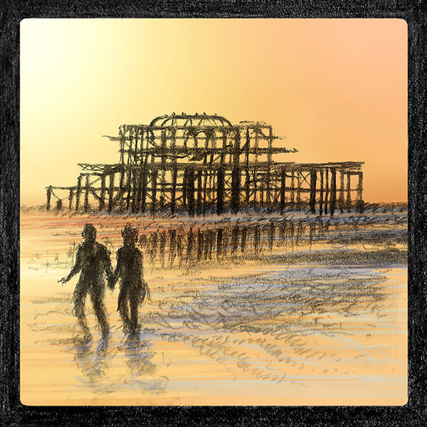 ‘Brighton West Pier’ is part of the ‘Brighton Icons’ collection. A series of limited edition art prints numbered 1 to 75 signed by the artist Malcolm Trollope-Davis and produced as an A3 giclee print.