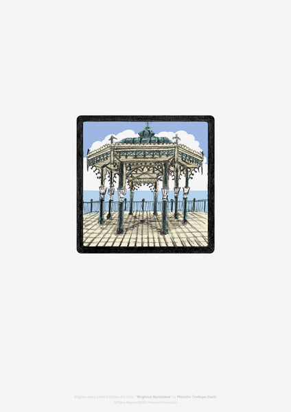A3 Brighton Bandstand limited edition fine art print by Malcolm Trollope-Davis