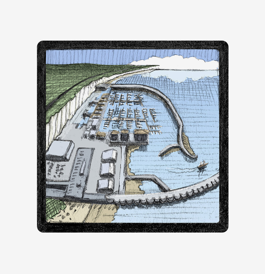 Brighton Marina limited edition fine art print by Malcolm Trollope-Davis