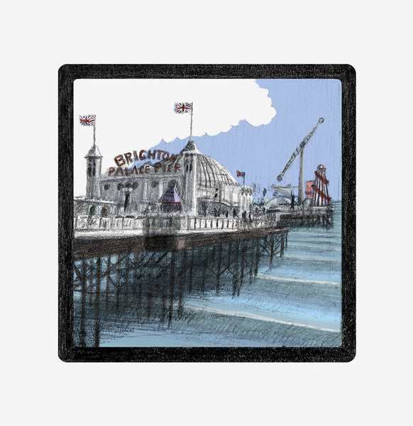 Brighton Palace Pier limited edition fine art print by Malcolm Trollope-Davis