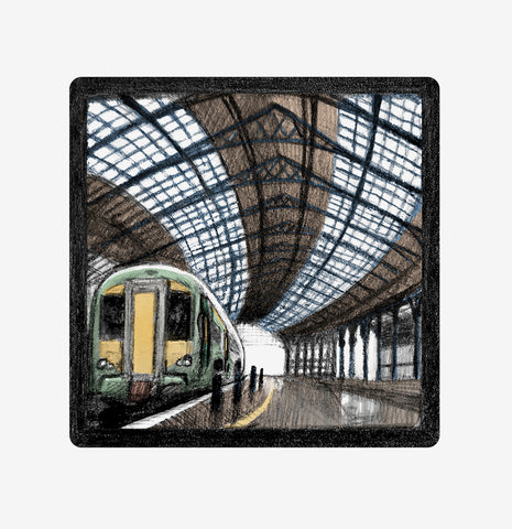 Brighton Station limited edition fine art print by Malcolm Trollope-Davis