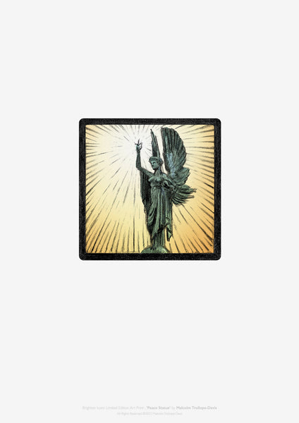 A3 Peace Statue limited edition fine art print by Malcolm Trollope-Davis