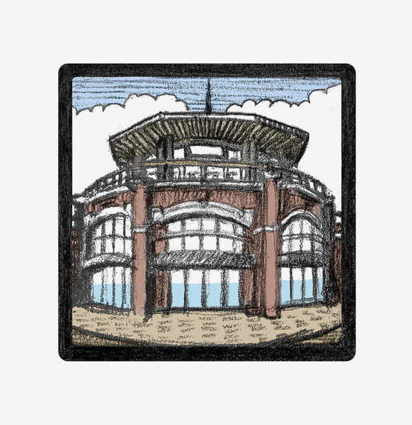 Shelter Hall Brighton limited edition fine art print by Malcolm Trollope-Davis
