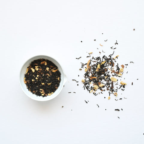 Vanilla Chai black tea is a hand blended Sri Lankan black tea with a well-crafted combination of bold and fiery chai spices perfectly tempered by smooth vanilla. All ingredients are ethically sourced and fairly traded.
