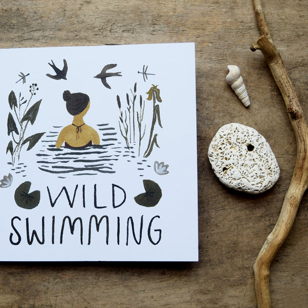 A lovely introduction to the wonderful world of wild swimming. The book is written by Flora Jamieson, a stained glass designer, maker and painter, who also loves wild swimming, and illustrated by artist Gemma Koomen, who loves using gouache and ink for her work. 