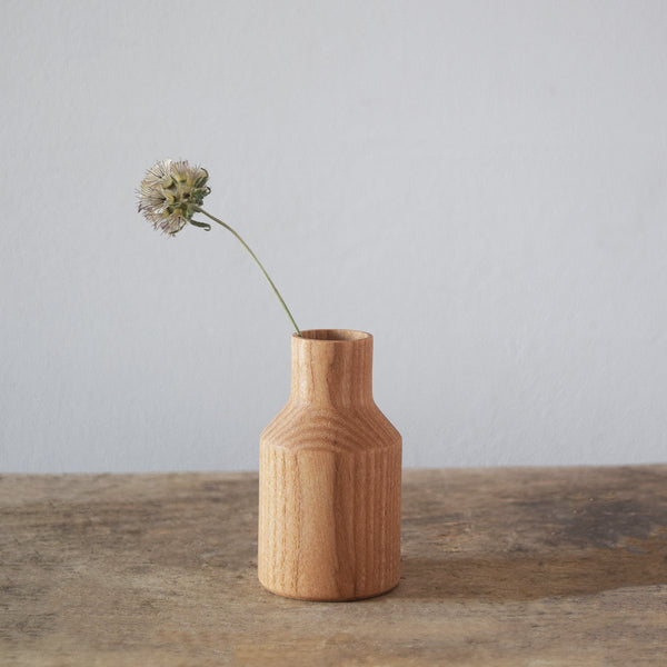 Handcrafted Wooden Vase by Selwyn House. Each Wooden Dry Bud Vase is individually hand-turned from sustainably-sourced offcuts and varying woods. Free gift wrapping and shipped using eco-friendly packaging.