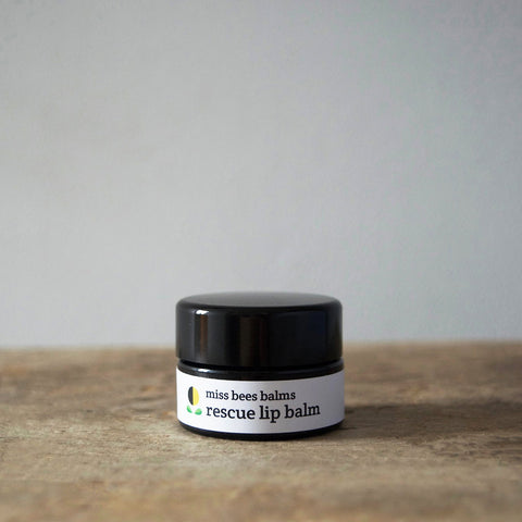 This organic rescue lip balm by miss bees balms is hand blended in small batches using only the finest ingredients this lip balm is packed full of super powered whole plant goodness to help soothe, nourish, moisturise and protect dry, chapped and irritated lips.
